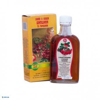 Шиповника с рябиной сироп 200 мл