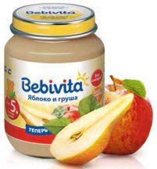 Пюре фруктовое детское BEBIVITA Бебивита Груша 100 г