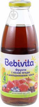 Сік фруктовий дитячий BEBIVITA Бебівіта Фруктово-ягідний з шипшиновим чаєм 500 мл