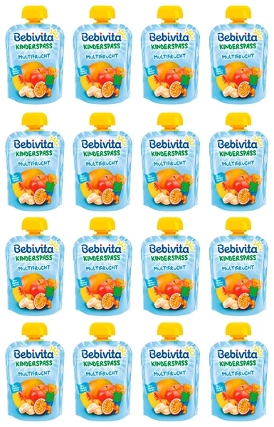 Пюре Bebivita 1403 Мультифрукт 90г (пауч)