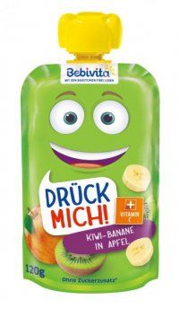 Пюре Bebivita 19303 «Яблуко-ківі-банан» 125г