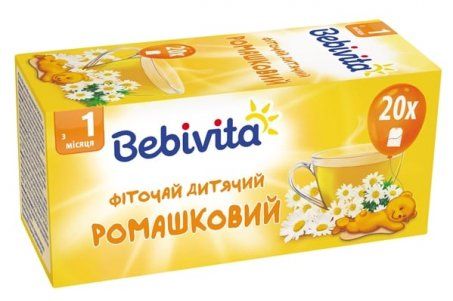 Чай Bebivita дитячий ромашковий пак №20