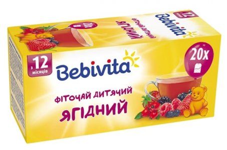 Чай Bebivita дитячий ягідний  пак №20