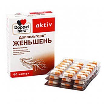 Доппельгерц Актив Женьшень+В-вітаміни №30
