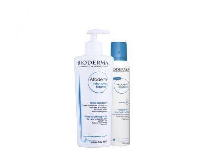 Набор Bioderma Atoderm Интенсив (Бальзам 200 мл + Гель очищающий200 мл)