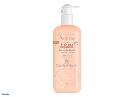 Гель Avene TriXera Nutrition очищуючий для сухої та дуже сухої чутливої шкіри обличчя і тіла, 400 мл