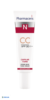 Крем-СС Pharmaceris N Capilar-Tone тонуючий для куперозної і гіперчутливої шкіри, SPF 30, 40 мл