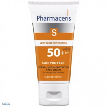 Крем для лица Pharmaceris S гидролипидный защитный SPF 50, 50 мл