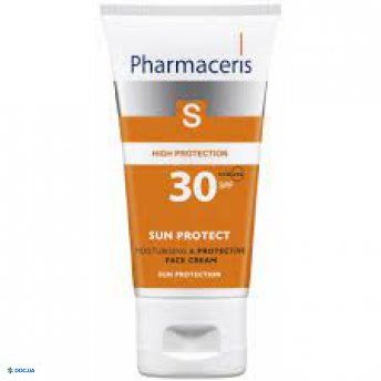 Крем для лица Pharmaceris S увлажняющий защитный SPF 30, 50 мл
