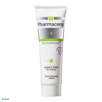 Крем Pharmaceris T Octopirox заспокійливий для шкіри з себореєю, почервонінням, схильної до лущення, SPF 15, 30мл