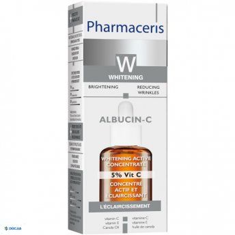 Концентрат Pharmaceris W Albucin-C активний відбілюючий з 5% Вітамін С, 30 мл