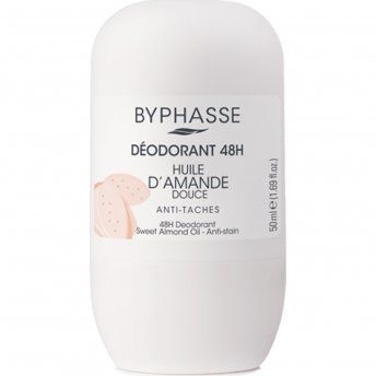 Дезодорант Byphasse (Бифас) рол. Масло Сладкого Миндаля 48 часа 50 мл