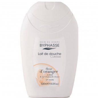 Крем-уход Byphasse (Бифас) д/душу с цветами апельсина и молочком сладкого миндаля 500 мл