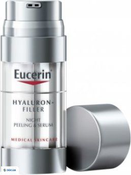 Нічний догляд Eucerin Hyaluron-Filler пілінг і сироватка, 30 мл
