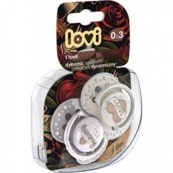 Canpol Пустышка силик.динамич.Lovi Retro 0-3мес.2шт 22 803
