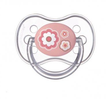 Пустышка Canpol Babies силиконовая круглая Newborn baby (0-6 месяцев) 22/562