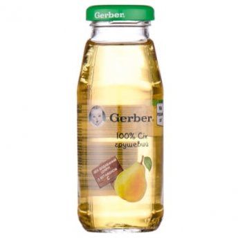 Сік фруктовий дитячий NESTLE GERBER Грушевий 175г