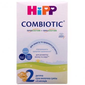 Суха молочна суміш HiPP Combiotic 2, з 6 місяців, 300 г