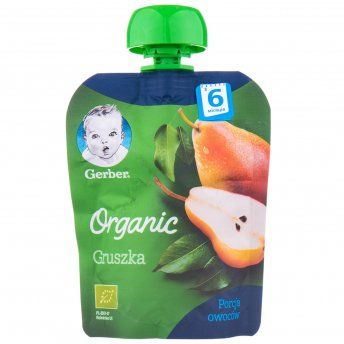 Пюре Gerber Organic органическая Груша (с 6 месяцев) 90 г