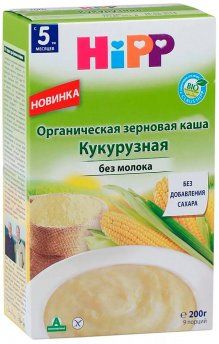HIPP Каша б молочная органич.кукурузная 200г