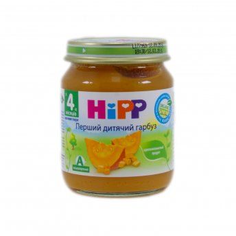 HIPP Пюре овощное Первая детская тыква 125г
