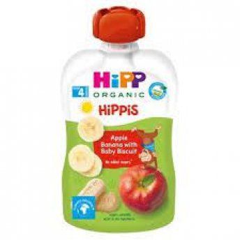 HIPP HIPPIS Пюре яблоко банан 100г