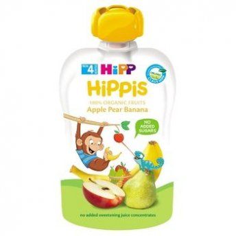 HIPP HIPPIS Пюре яблоко груша банан 100г