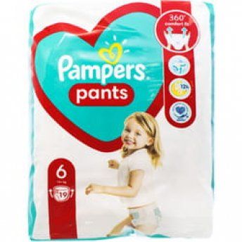 Підгузки-трусики Pampers Pants 6, 15+ кг, 19 шт