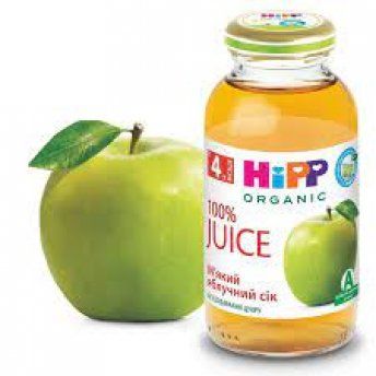Сік Hipp 8012 мягкий яблучний (с 4 місяців) 0,2 л