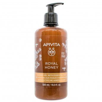 Гель для душу Apivita Royal Honey з ефірними оліями, 500 мл