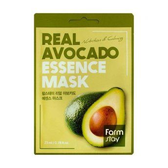 Тканевая маска для лица FarmStay Real Avocado Essence Mask с экстрактом авокадо, 23 мл