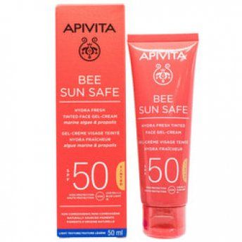 Гель-крем для обличчя Apivita Bee Sun Safe з відтінком SPF50 50 мл