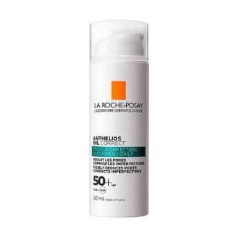 Гель-крем сонцезахисний La Roche-Posay Anthelios Oil Correct для проблемної шкіри обличчя SPF50+ 50 мл