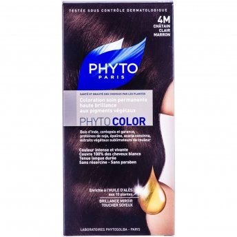 PHYTO Фитоколор крем-краска тон 4М русо-каштановый