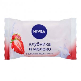 Нівеа Мило Полуниця та молоко 90г