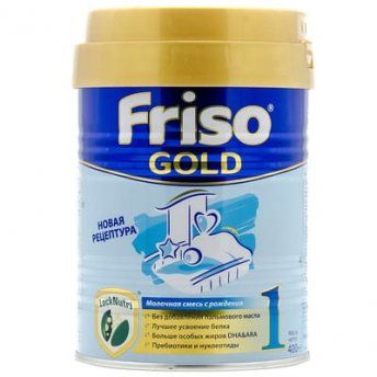 Суха адаптована молочна суміш Friso Gold 1 LockNutri від народження до 6 міс. 400 г