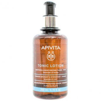 Лосьон для лица Apivita Cleansing Увлажняющий и успокаивающий с лавандой и мёдом 200 мл