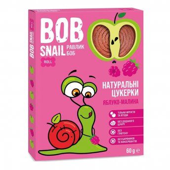 Конфеты Улитка Боб Яблоко-Малина 60 г