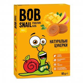 Конфеты Улитка Боб 60 г, манго Эко Снек ООО (Украина, Агрономическое)