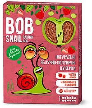 Цукерки дитячі натуральні Bob Snail (Боб Снеіл) Равлик Боб яблучно-полуничні 120 г