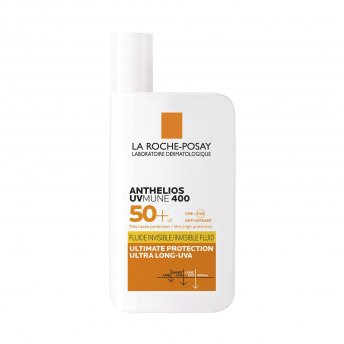 Флюїд сонцезахисний La Roche-Posay Anthelios UVA 400 для чутливої шкіри обличчя SPF 50+ 50 мл