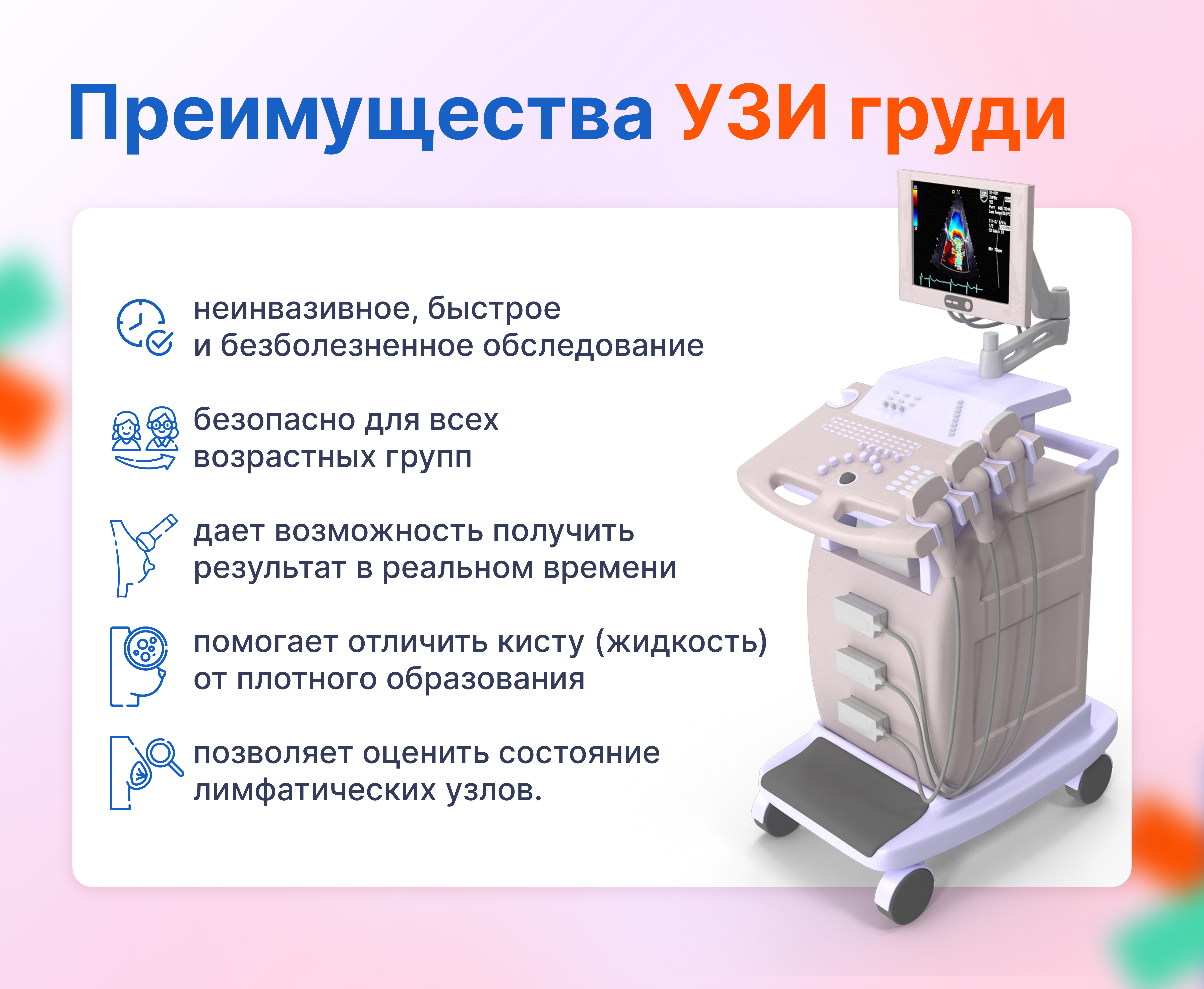 Что такое УЗИ груди?